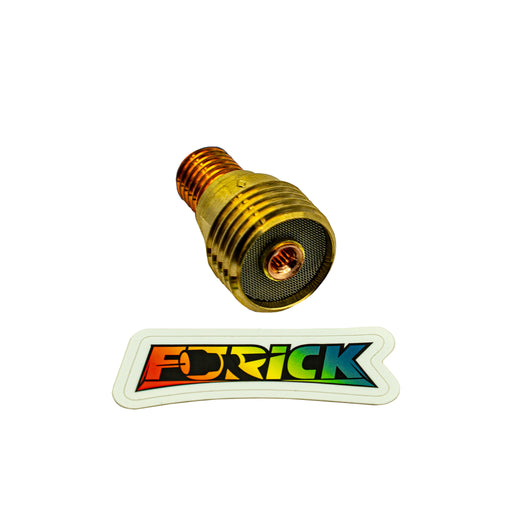 45V43 Genuine CK Worldwide 1/16" (1.6mm) gas lens for 9/20 series torches, sold individually.