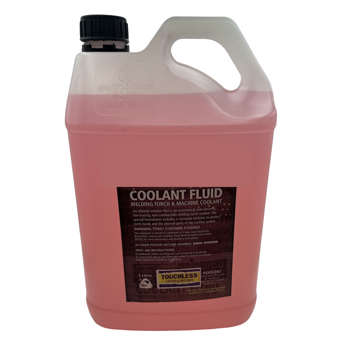 5L Welding Torch & Machine Coolant – pink ethanol-based low-viscosity coolant