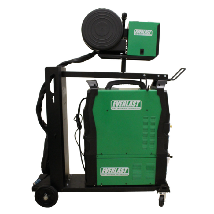 Everlast Cyclone 503DPI multi-process welder with MIG, TIG, Stick functions and detachable wire feeder
