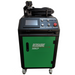 Everlast RedSabre 500CP 500W AIR COOLED pulsed fibre laser cleaner for industrial rust, paint, and mill scale removal with handheld scanning gun and touchscreen control.