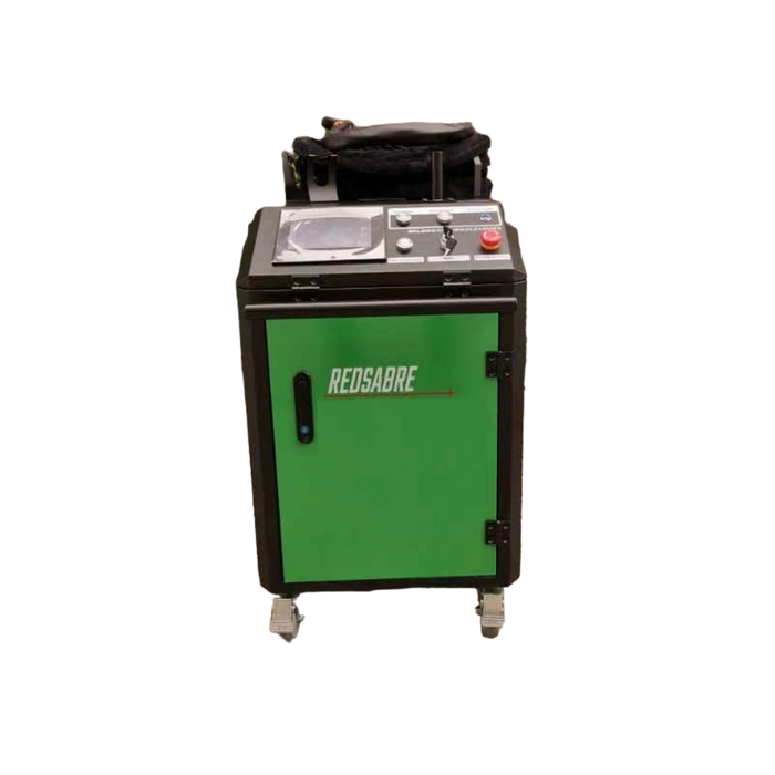 Handheld Everlast laser welder with welding, cutting and cleaning capability