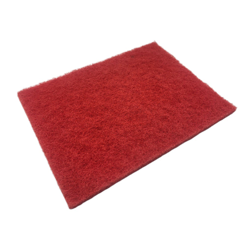 Red Scouring Pads – Medium Duty – 150x200x8mm (Single)
