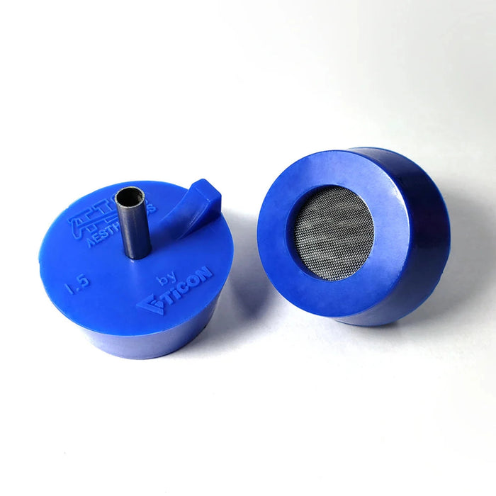 Tig Aesthetics Turbo Manifold Purge Plug Kit featuring high-temp silicone plugs in magenta, blue, and red, stainless steel mesh diffusers, and titanium argon inlet tubes for efficient and turbulence-free back purging in welding applications.