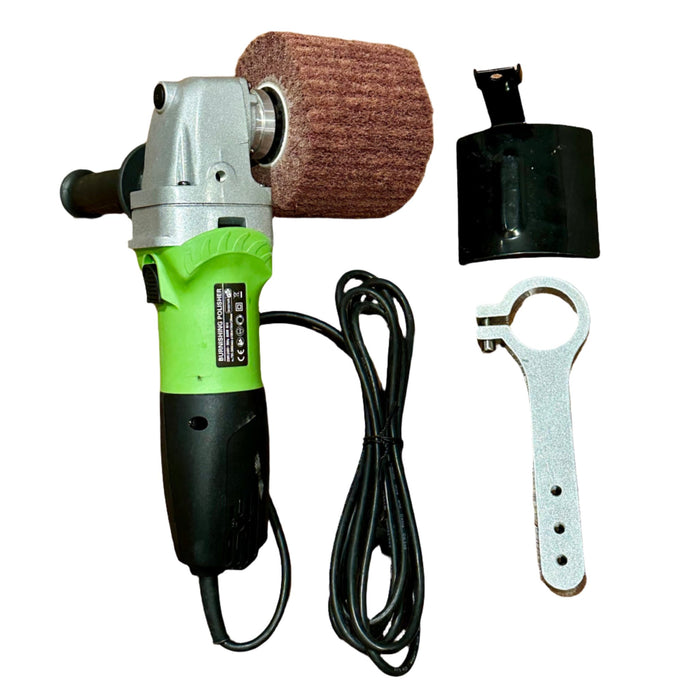 Flat sheet polisher for stainless steel finishing