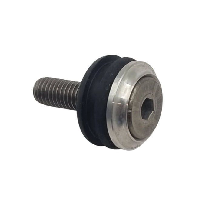 M6 M8 rubber isolator mount with grommet for radiator, oil cooler and intercooler mounting