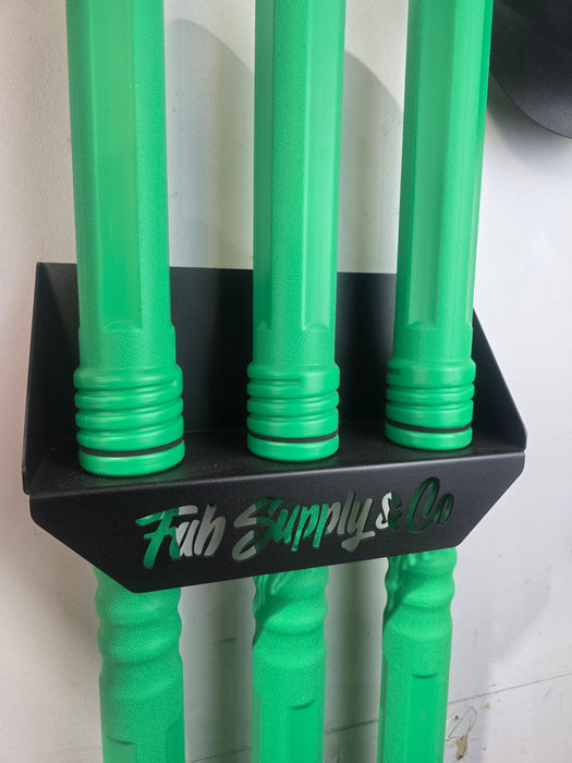 Fab Supply 3 Tube TIG Filler Rod Storage & Wall Mount Kit