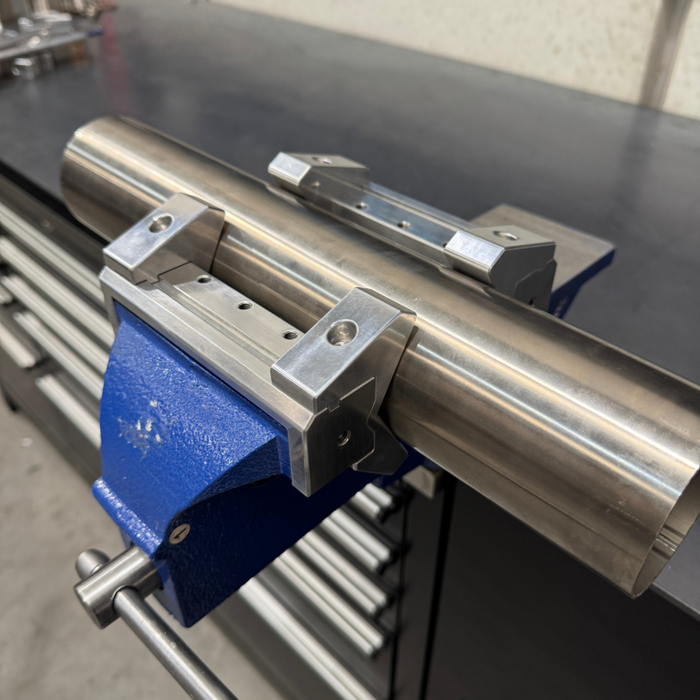 SS Customs billet aluminium vice soft jaws for bench vice protecting parts during fabrication and machining