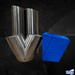 Exhaust tip template for accurate twin tip alignment