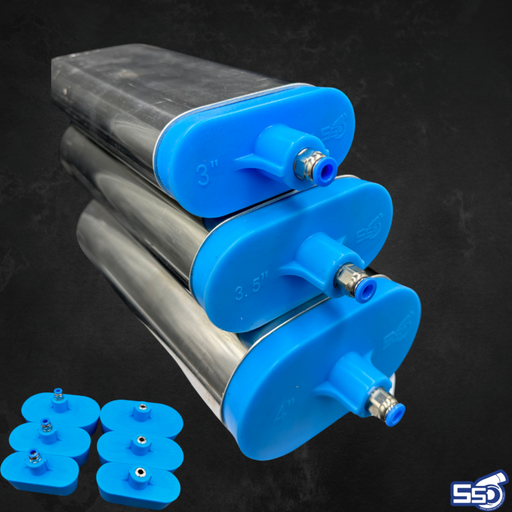 SS Customs oval purge bung kit for pipe welding