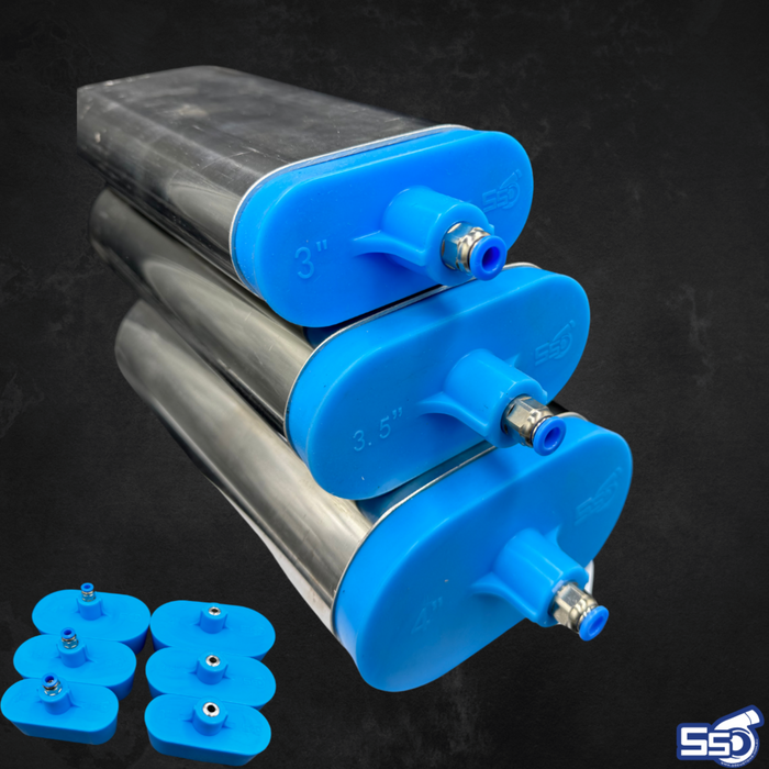 SS Customs oval purge bung kit for pipe welding