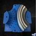 Pipe cutting block used for fabrication and welding