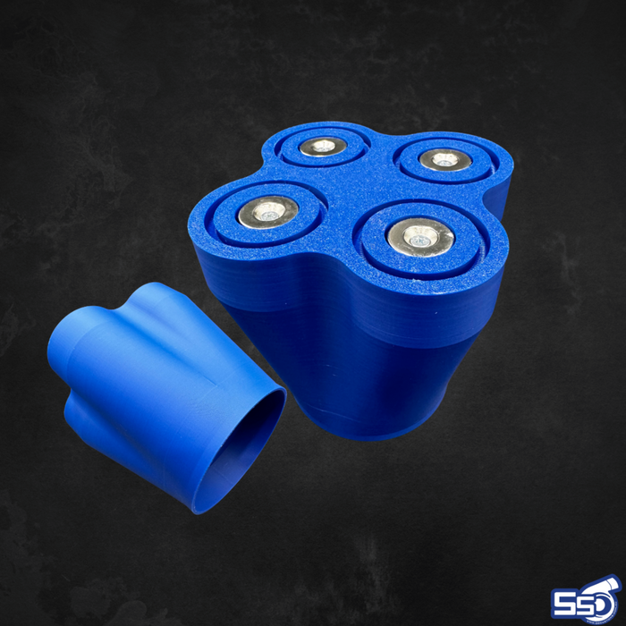 SS Customs Pro Block collector for header and exhaust fabrication