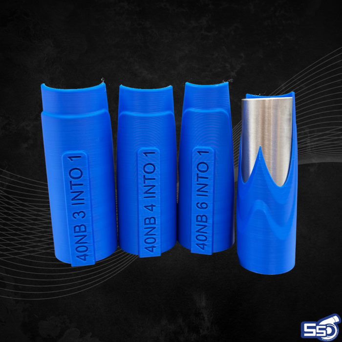 SS Customs SCH merge collector markers for pipe fabrication