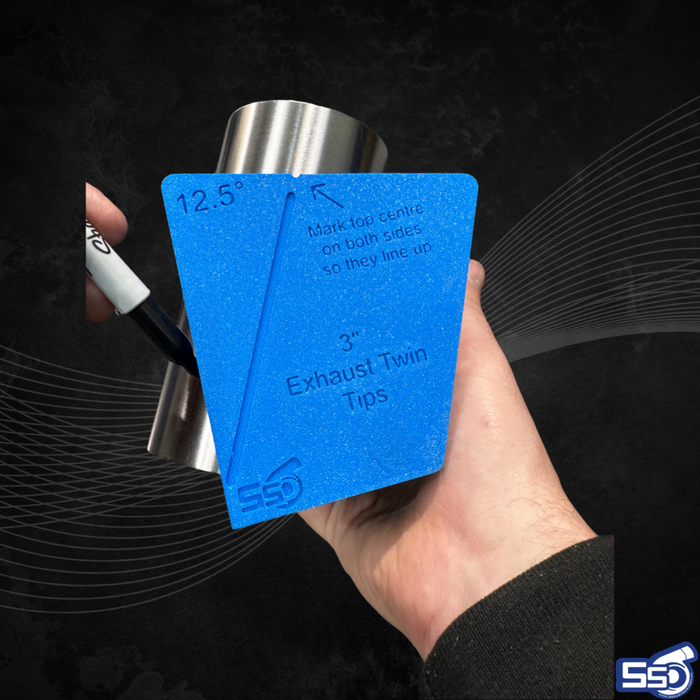 Twin exhaust tip cutting tool for welding and fabrication