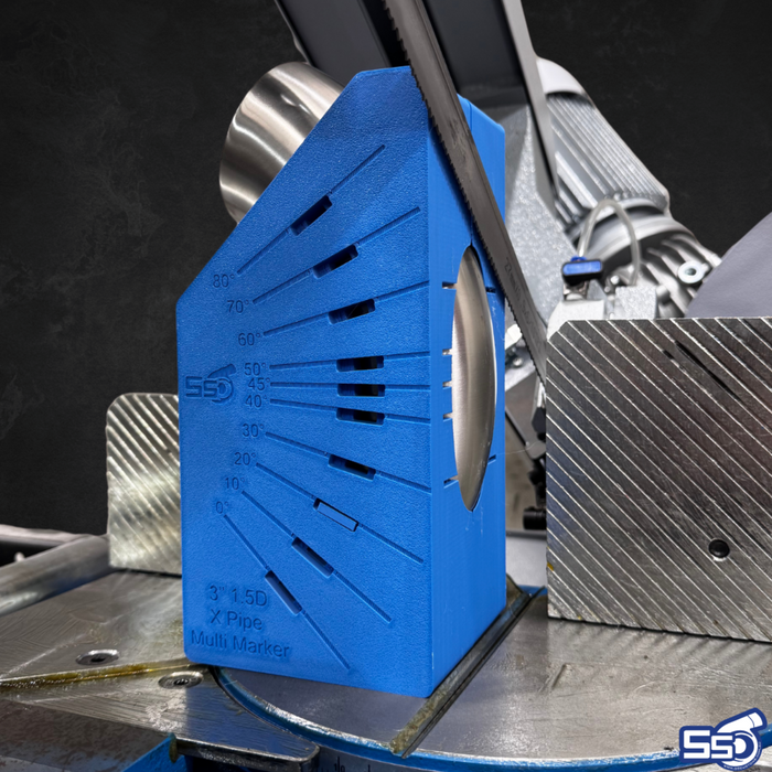 SS Customs X pipe multi blocks for pipe cutting and fabrication