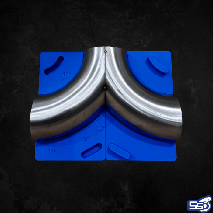 Y pipe mock up tool for welding and fabrication