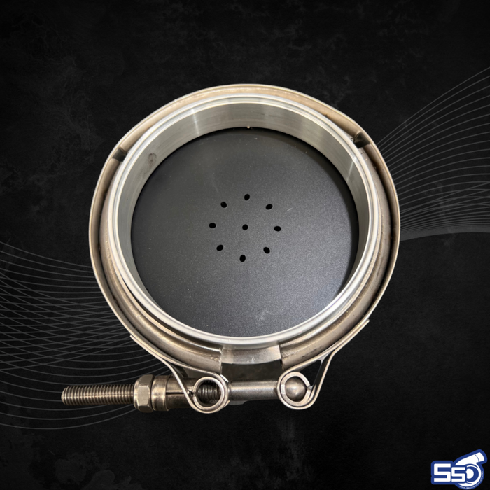 V band purge tool for contamination free welds