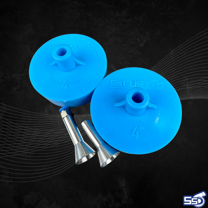 Argon purge bungs for stainless steel pipe welding