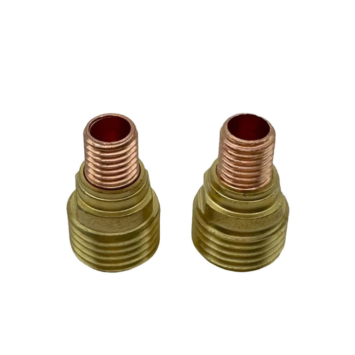 TIG gas lens collet body 2 pack for 9/20 TIG torches