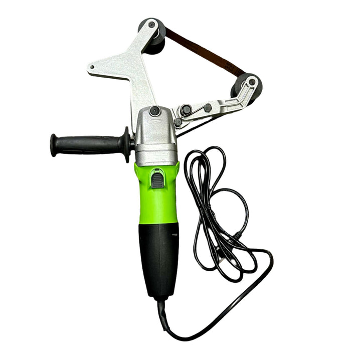 Tube polishing and sanding machine for stainless fabrication