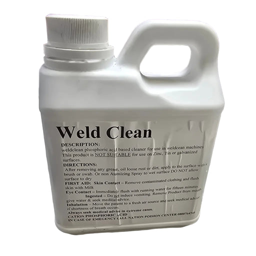 Weld Clean phosphoric acid cleaner for stainless steel welds