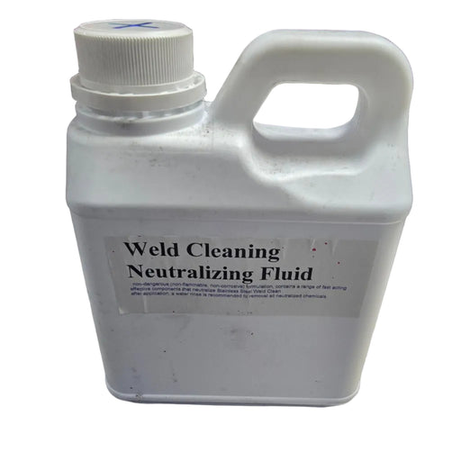 Weld Clean Neutralising Fluid for stainless steel weld cleaning
